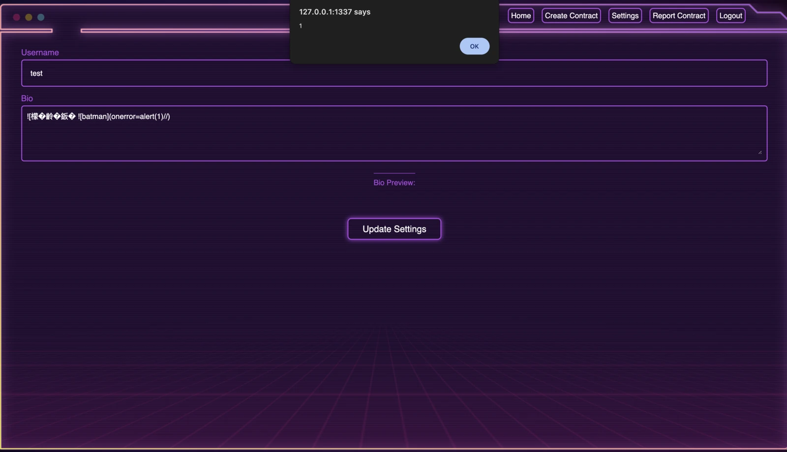 XSS Alert Box