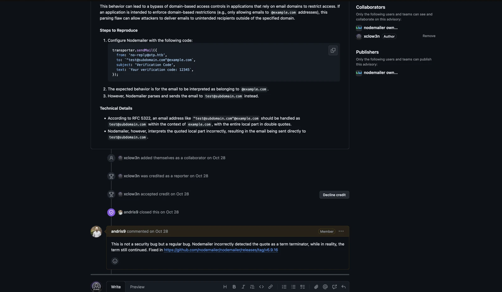 Nodemailer Issue 2